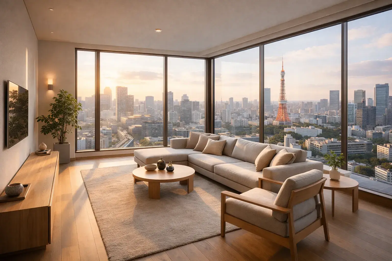 Interior of a luxury apartment